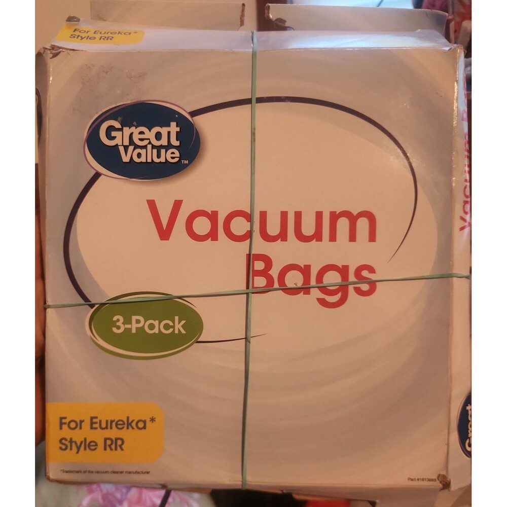 Lot of 2 Great Value Vacuum Bags Style RR for Eureka Replacement Bags 6 Total